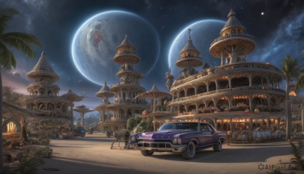 A stunning portrayal of a motor vehicle in a breathtaking outdoors