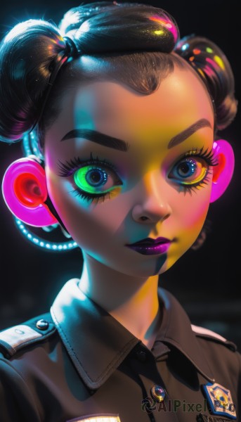 A stunning portrayal of a female in a calm dynamic scene