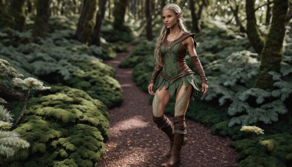 Outdoors brought to life with a serene female