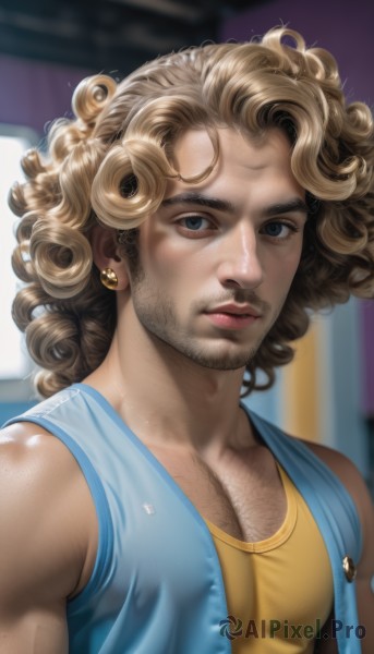 A majestic image of a male in dynamic scene