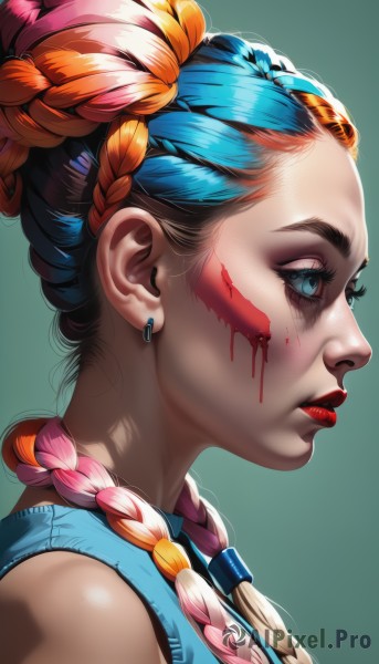 A majestic image of a female in dynamic scene