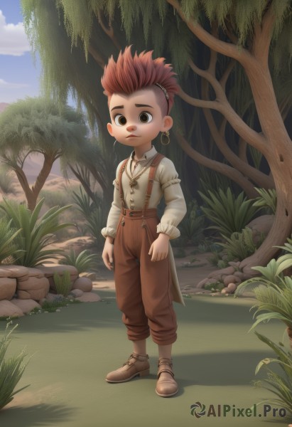 A male in a breathtaking day