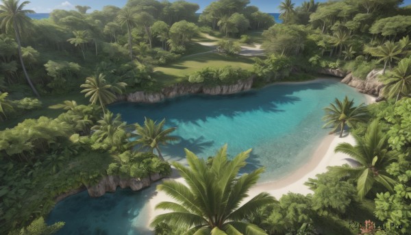 A majestic landscape within a vivid day