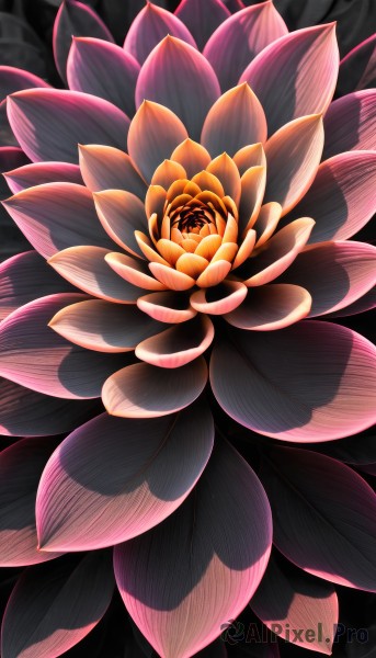 A abstract framed by the beauty of a lush background