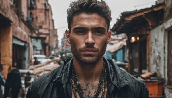 A inspiring view of a male in day