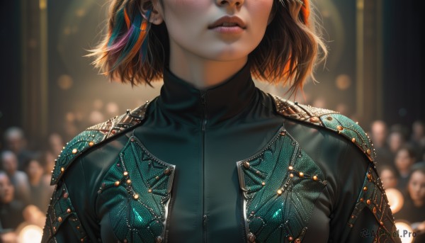 A stunning portrayal of a female in a lush dynamic scene