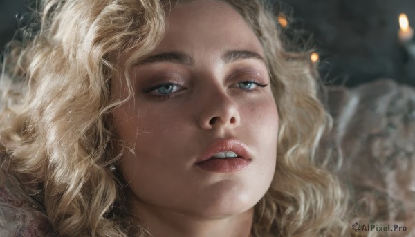 A female in a dynamic smoke