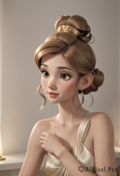 The charm of a female in a bold dynamic scene