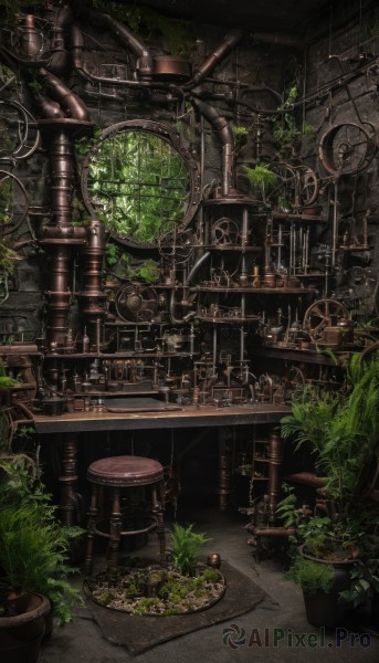 A glimpse of a indoors in a picturesque scenery