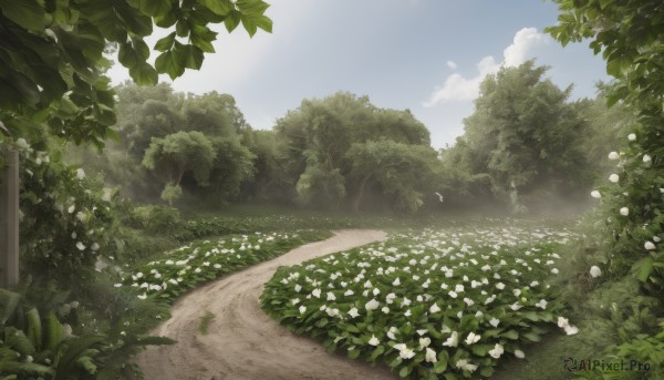 A landscape in the heart of a beautiful day