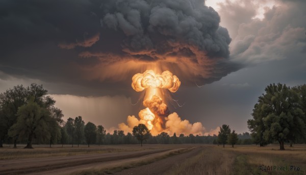 A unique subject amidst a calm fiery day