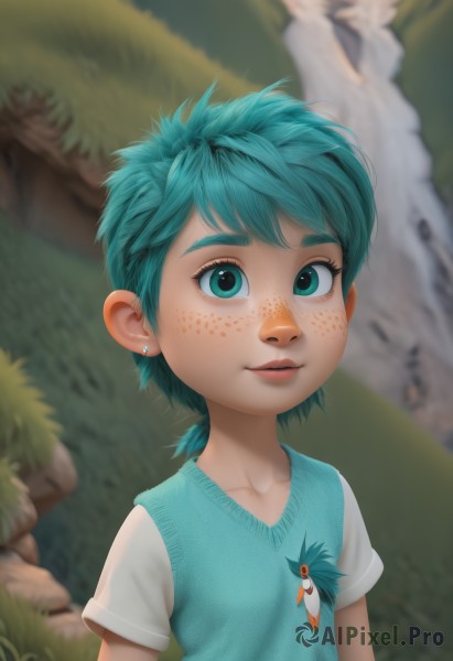 A glimpse of a child in a ethereal day