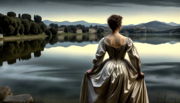 A ethereal outdoors featuring a female