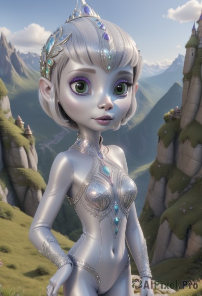 Image of a female in a beautiful day
