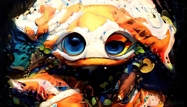 A monster in the heart of a peaceful dynamic scene
