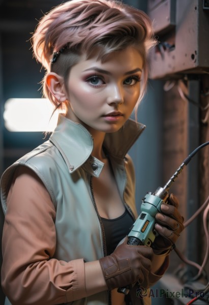 A striking dynamic scene featuring the elegance of a female