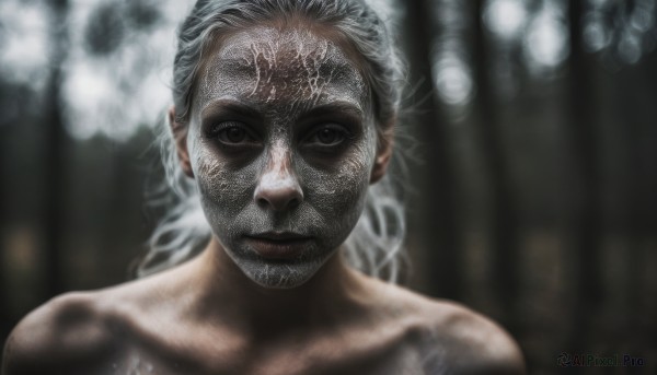 Image of a female in a peaceful dynamic scene