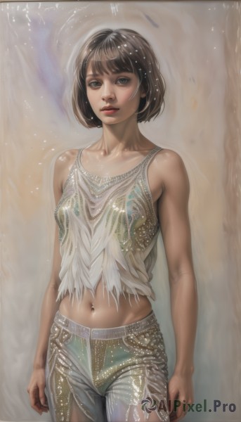 Image of a female in a peaceful dynamic scene