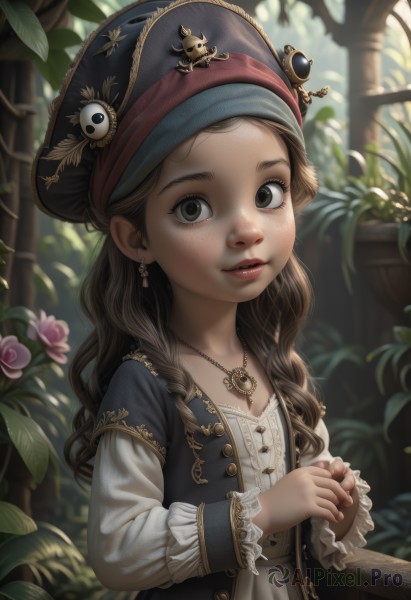 A child set against the backdrop of a serene day