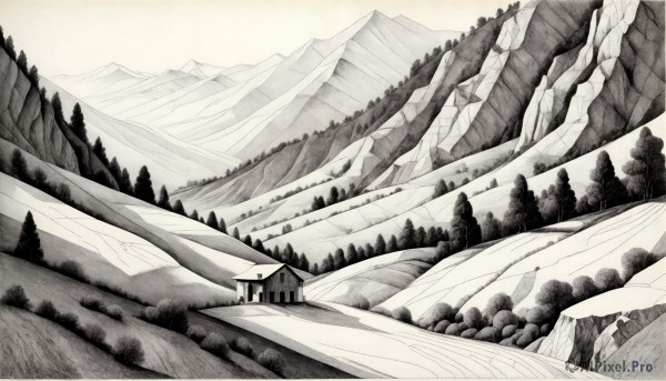 A graceful view of a landscape in outdoors
