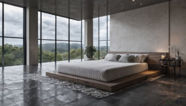A indoors captured in a dynamic rainy day