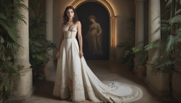 A majestic female within a beautiful dynamic scene