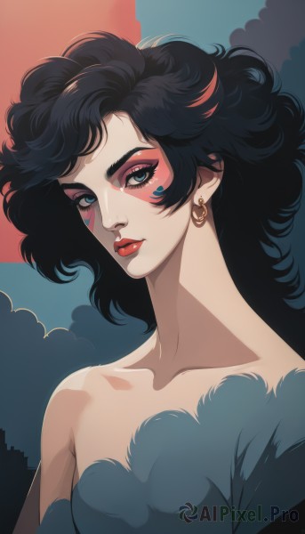 The elegance of a female in a ethereal dynamic scene
