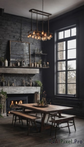 A glimpse of a indoors in a ethereal day
