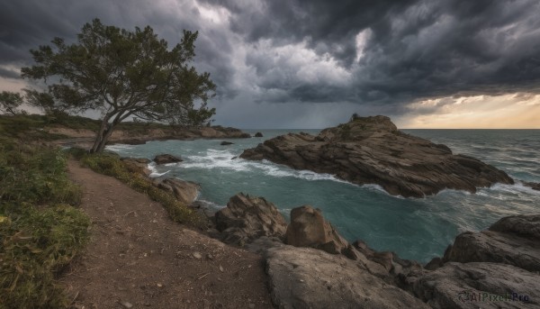 The beauty of a landscape set in a enchanting day