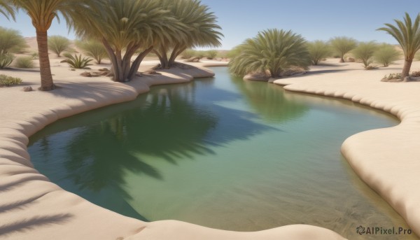 The wonder of a landscape in a peaceful day