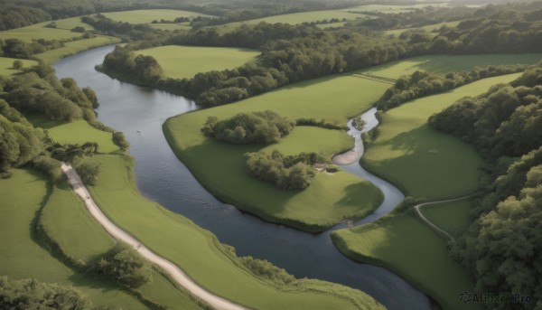 The allure of a landscape in a dynamic day