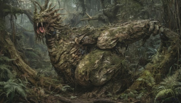 The beauty of a monster set in a captivating outdoors