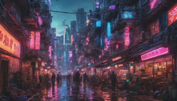 The charm of a street in a bold outdoors