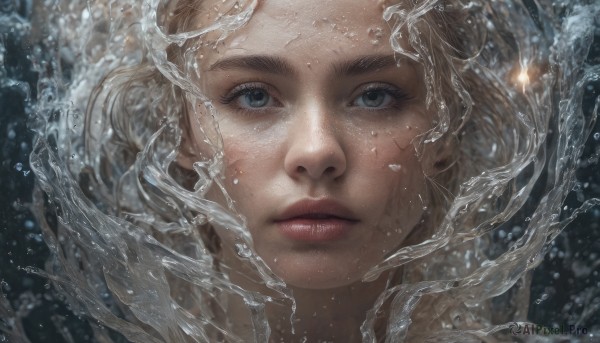 The majestic beauty of a female set within a calm dynamic scene