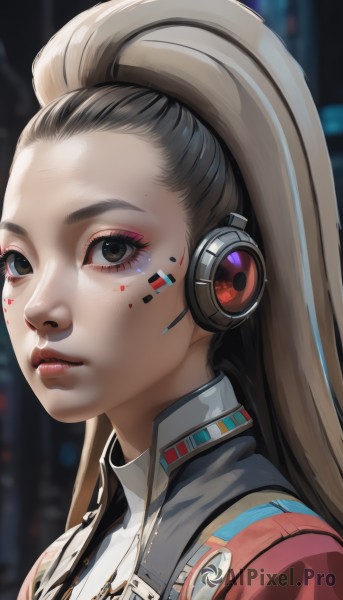 A breathtaking view of a female in dynamic scene