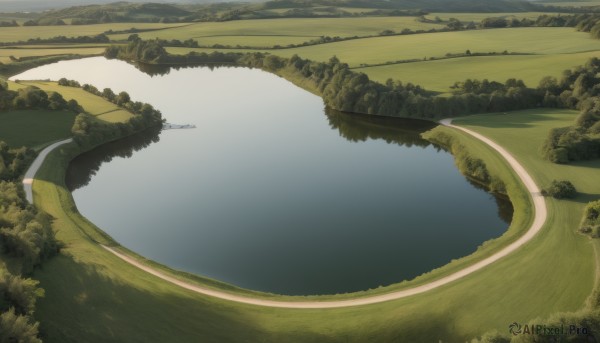 A landscape framed by the beauty of a calm day