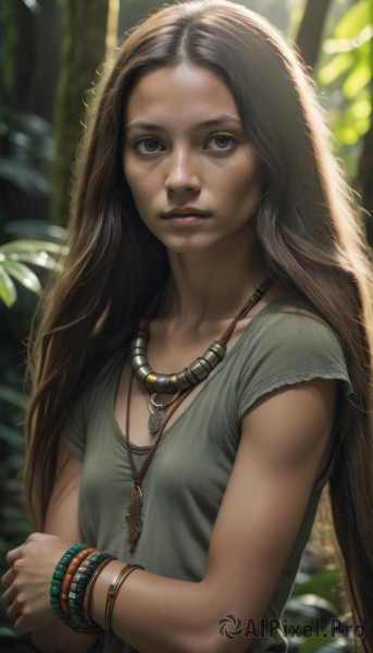A female set against the backdrop of a captivating outdoors