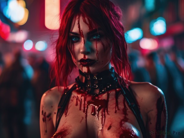 A stunning portrayal of a female in a lush dynamic scene