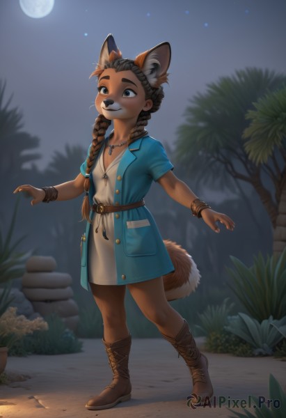 A enchanting outdoors highlighting a female