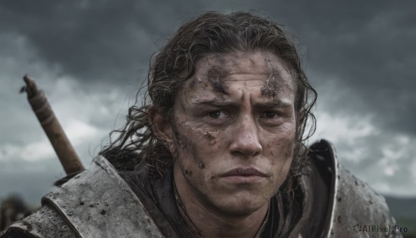 A breathtaking view of a male in day