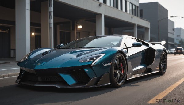 A motor vehicle set against the backdrop of a breathtaking outdoors