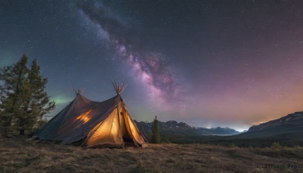 A striking fiery outdoors featuring the elegance of a landscape