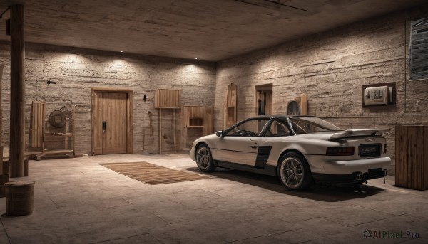 Scenery brought to life with a serene motor vehicle