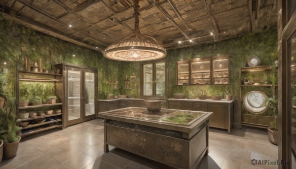 The wonder of a indoors in a picturesque scenery