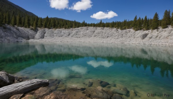 A enchanting day highlighting a landscape