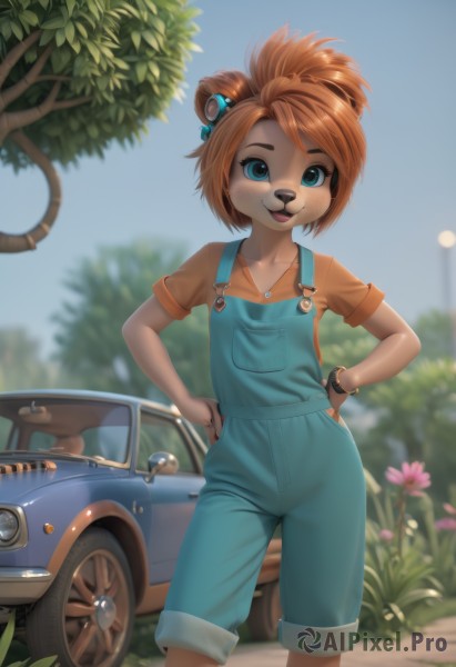 A stunning portrayal of a child in a lush day