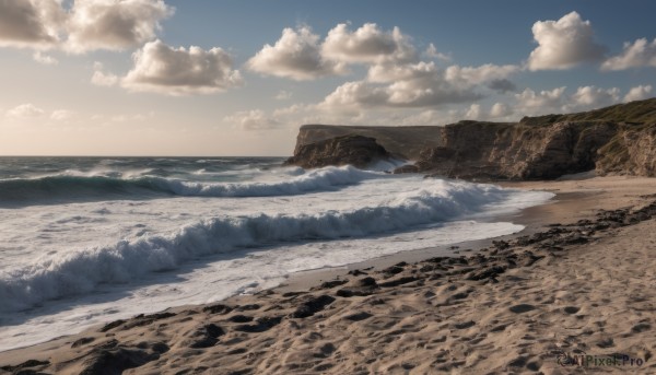 The beauty of a landscape set in a calm day
