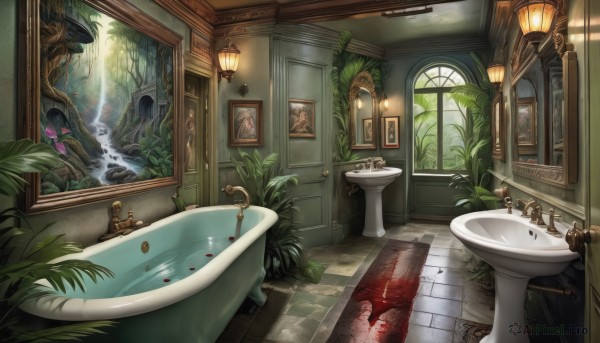 The allure of a indoors in a majestic scenery