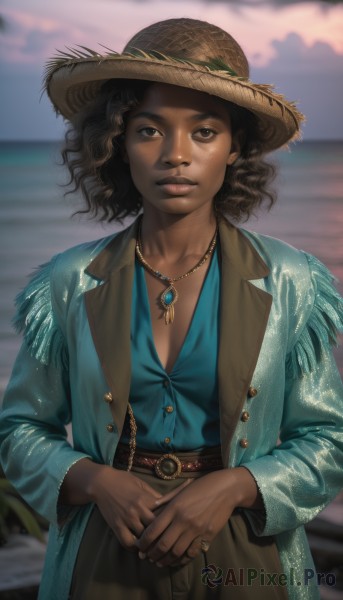 The majestic beauty of a female set within a dynamic day