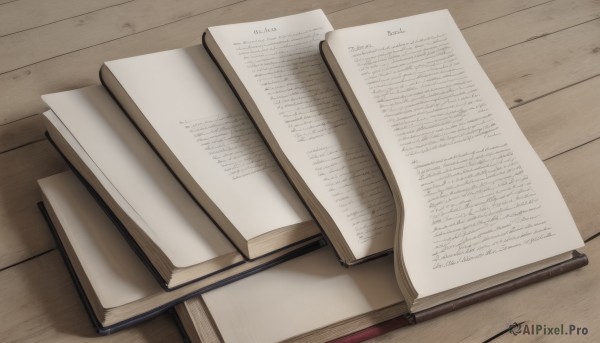 book,no humans,shadow,wooden floor,paper,open book,pen,pencil,notebook,still life,indoors,wooden table,bookmark,wood